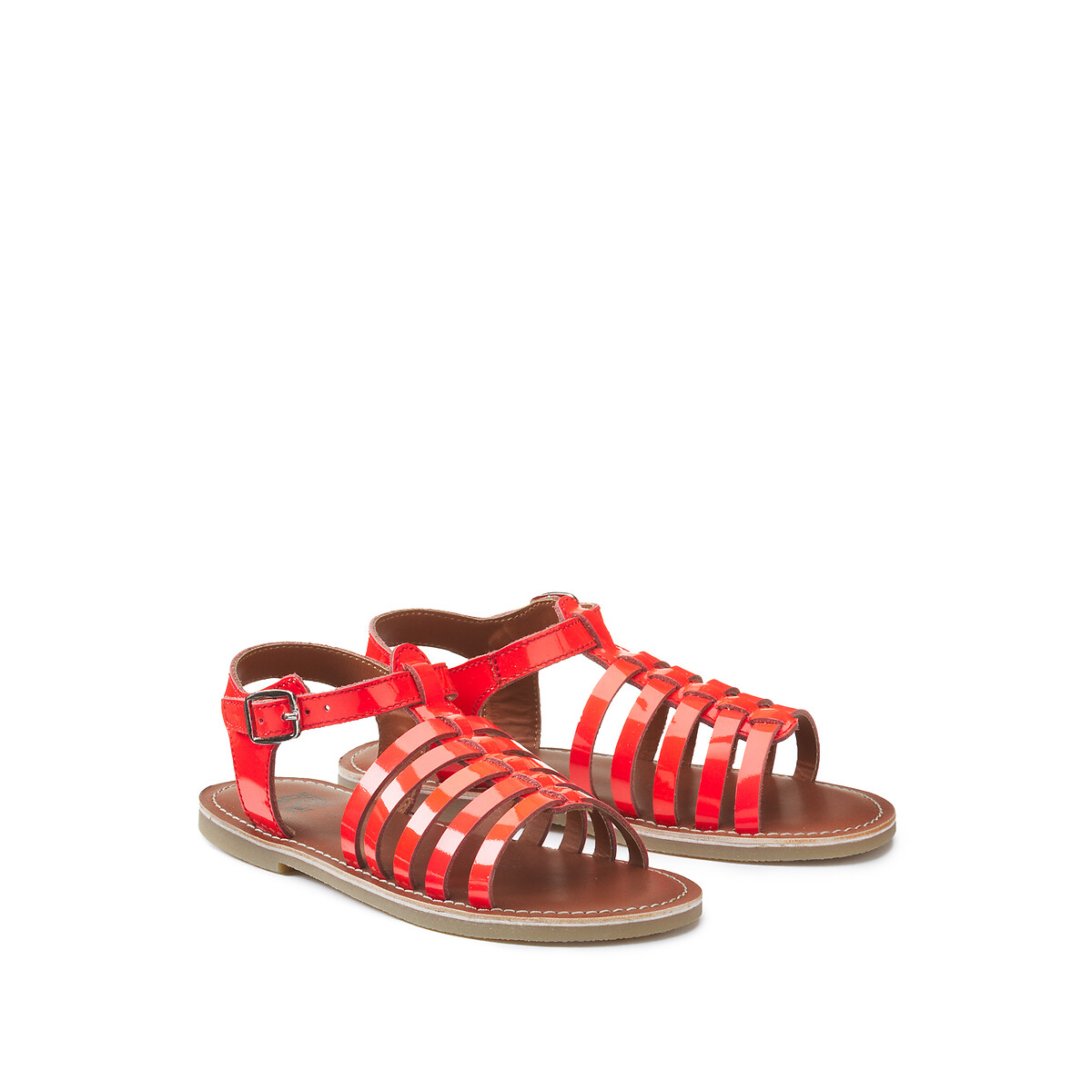 COLEÇÕES LA REDOUTE<br>Leren sandalsen