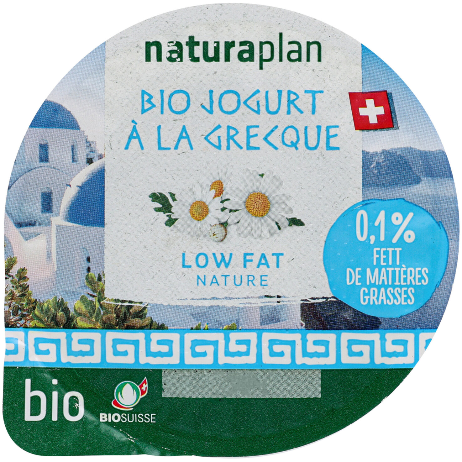 Naturaplan Bio Joghurt à la grecque Nature Low Fat