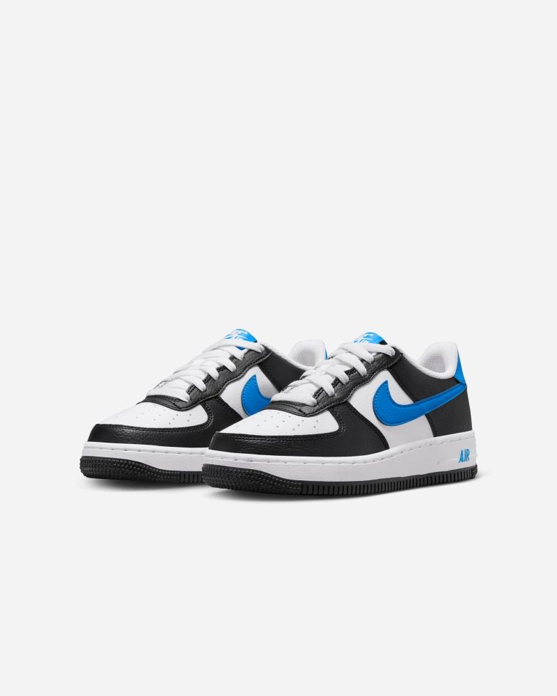 Chaussures Nike Air Force 1 Noir & Bleu pour enfant