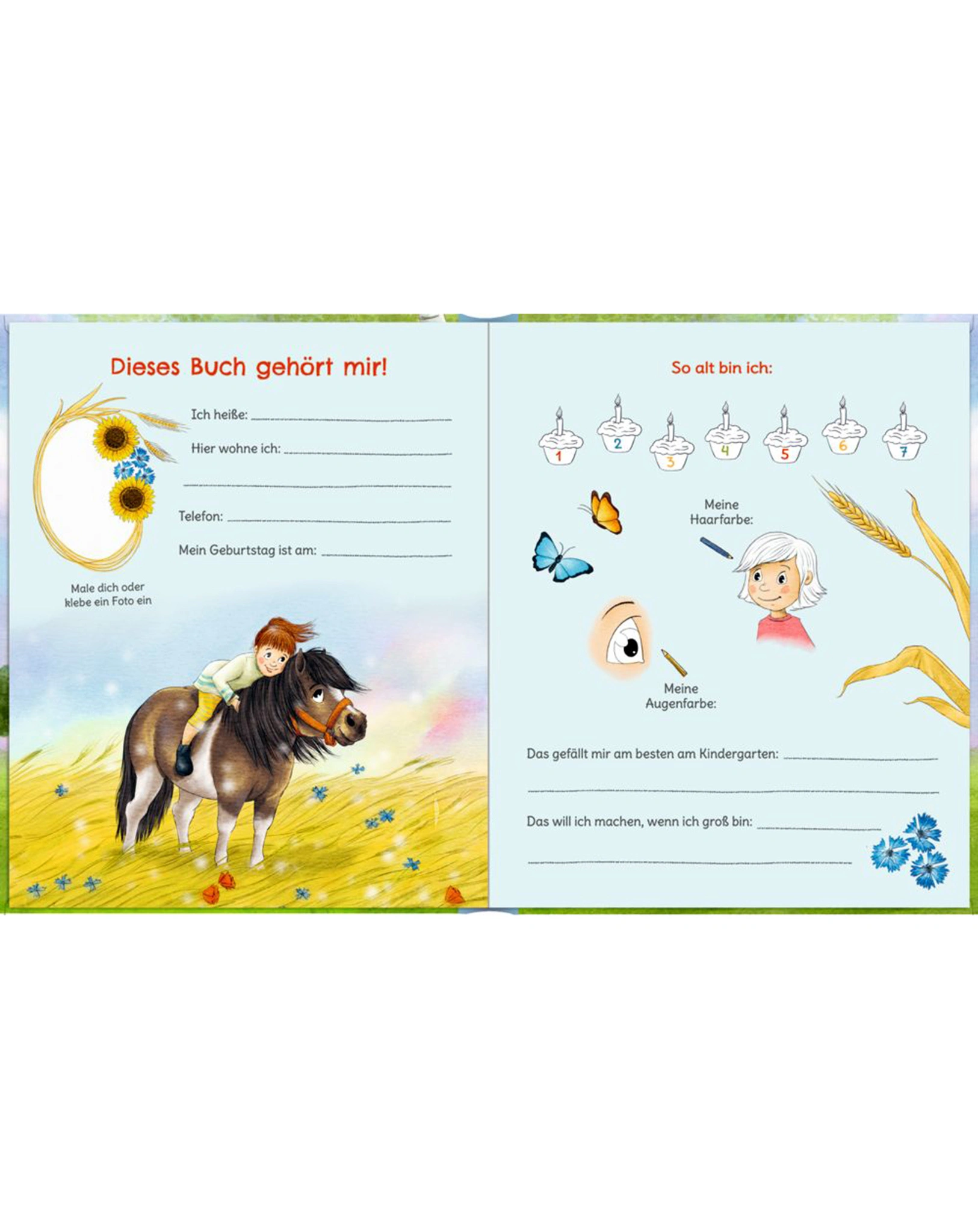 Freundebuch MEINE KINDERGARTEN FREUNDE - TIERE