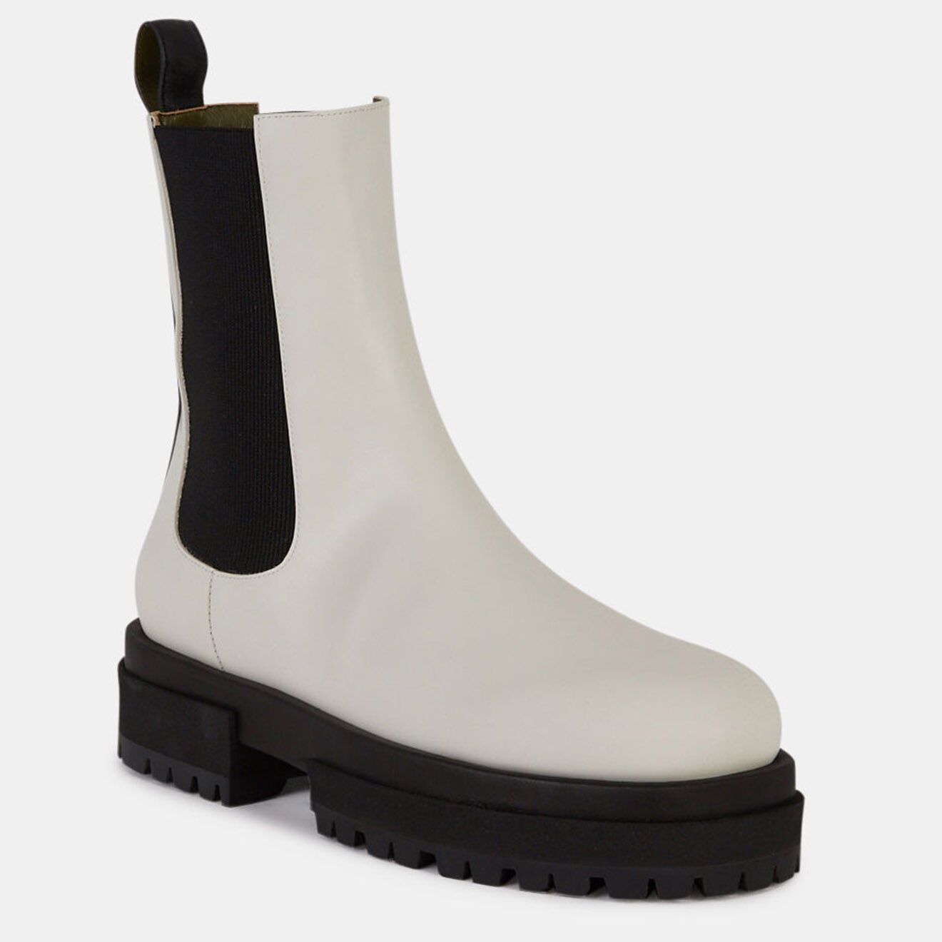 Maria Luca Chelsea boots en Cuir blanches