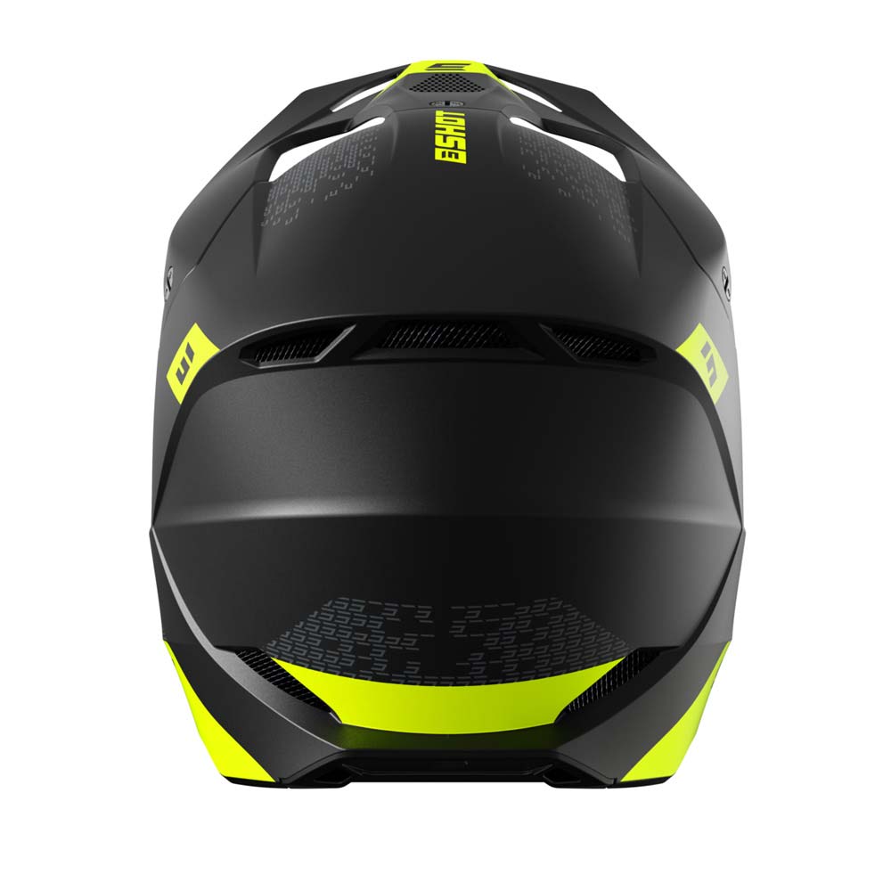 Shot - Casque Furious Draw Noir / Jaune fluo / Mat