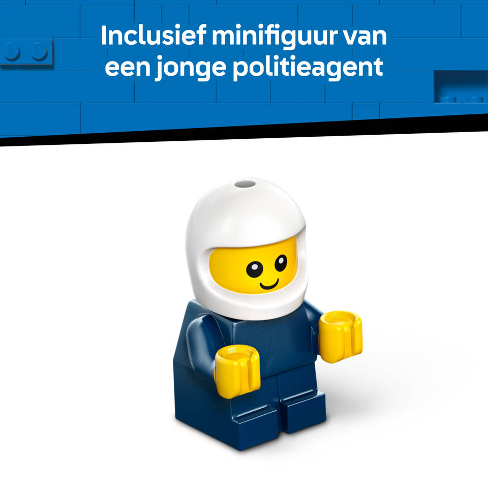 LEGO City Voertuigen politiewagen 60481