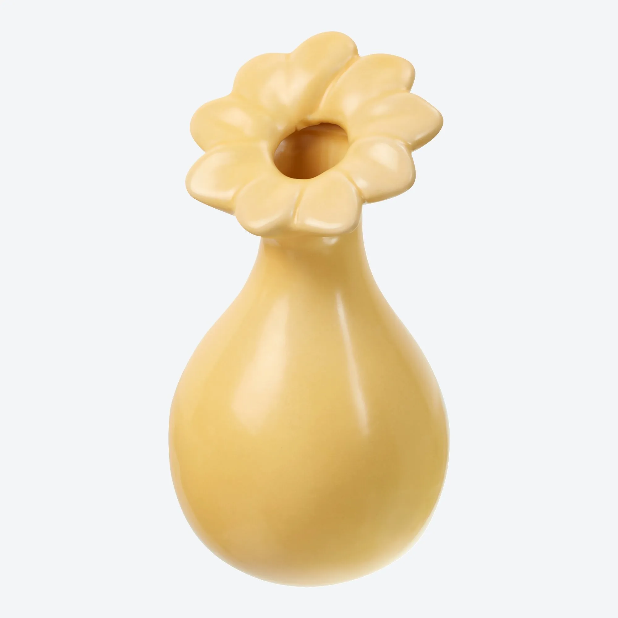 Vase in Blumenform, ca. 10x10x17cm