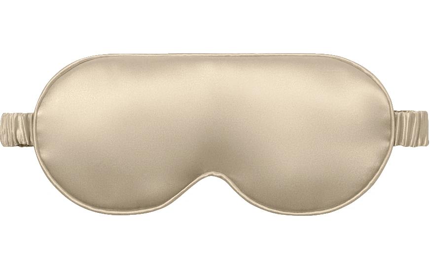 3D Seiden Schlafmaske ChampagnerSchlafmaske aus Maulbeerseide