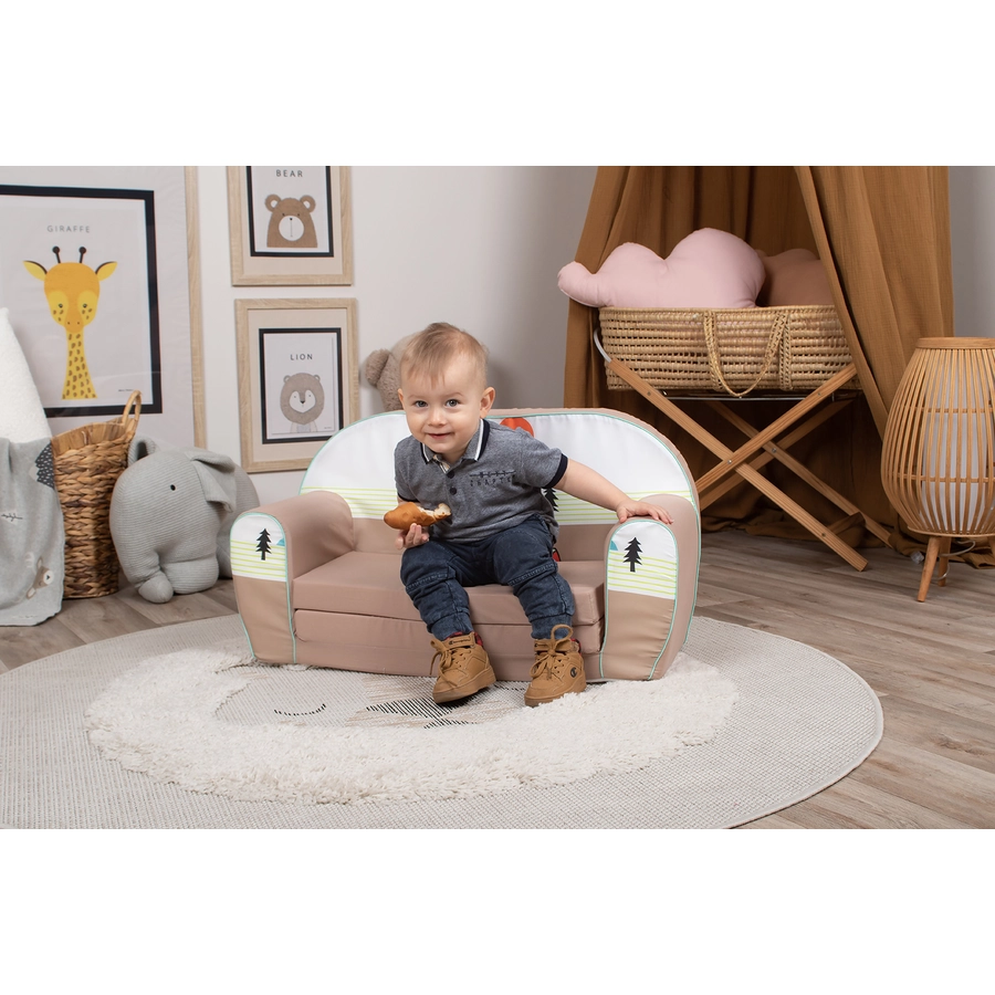 knorr toys® Kindersofa - Giraffe on tour“