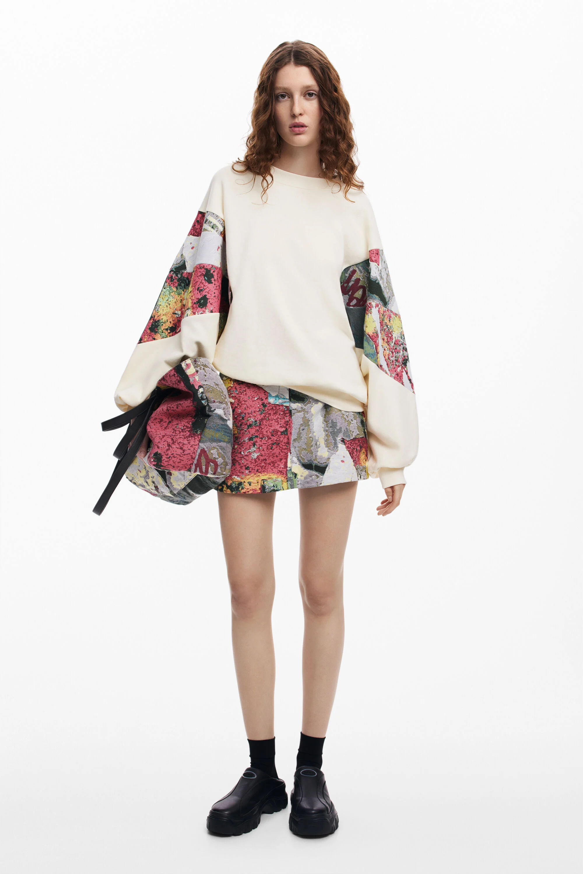 Sudadera mangas estampadas M. Christian Lacroix