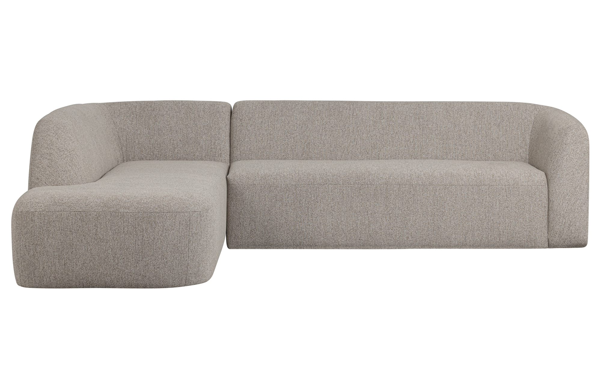 BePureHome hoekbank Sloping Links Off White Melange
