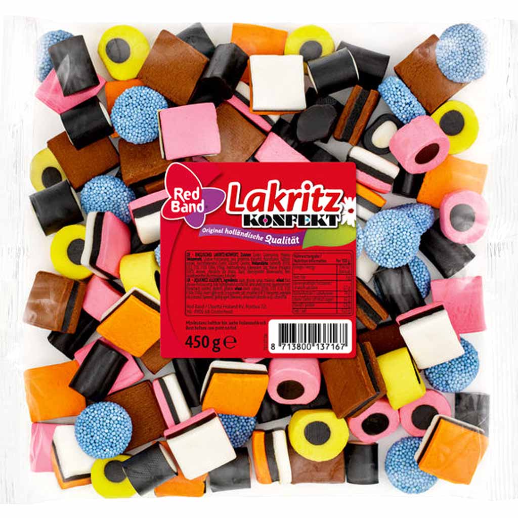 Red Band Lakritz Konfekt 500g MHD:11.8.25