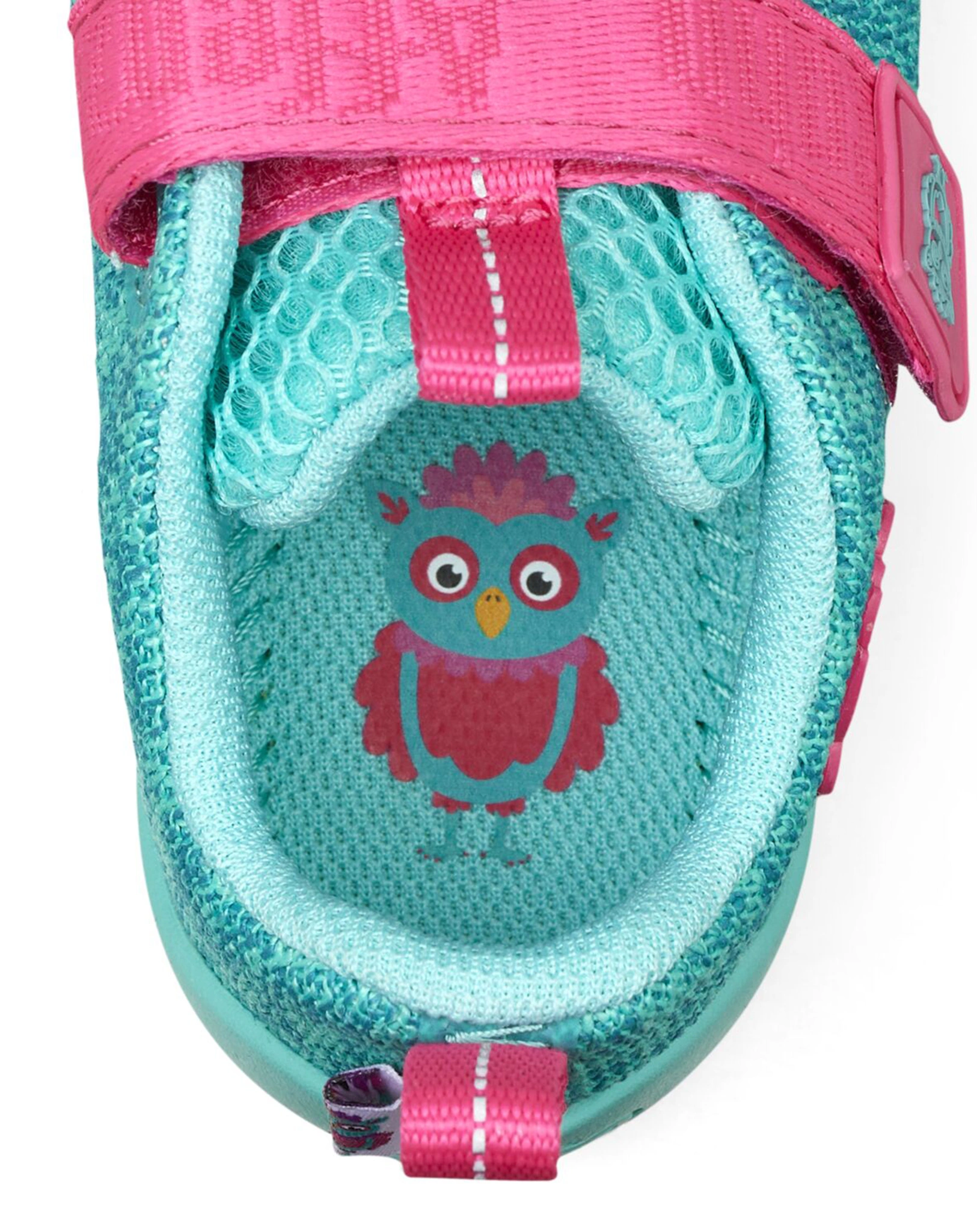 Strick-Halbschuhe HAPPY OWL in türkis