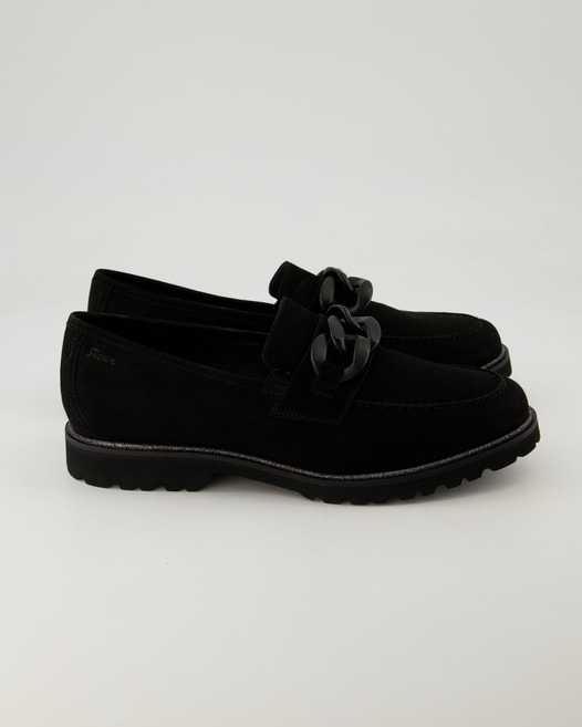 Sioux Meredith-744-H Slipper in Schwarz