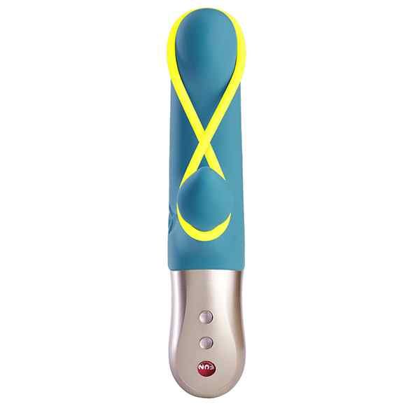 Fun Factory Amorino Mini Vibrator Petrol & Neon Yellow