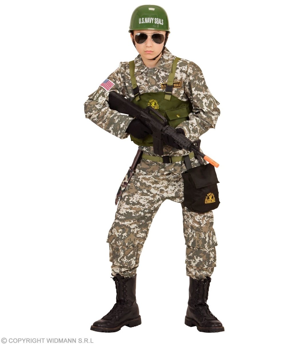 Soldaat Kostuum Groen Kind