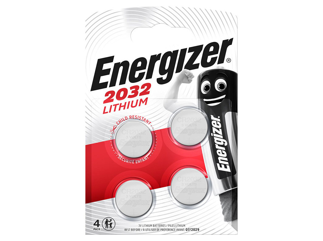 PILHAS LITHIUM ENERGIZER CR2032 BL4