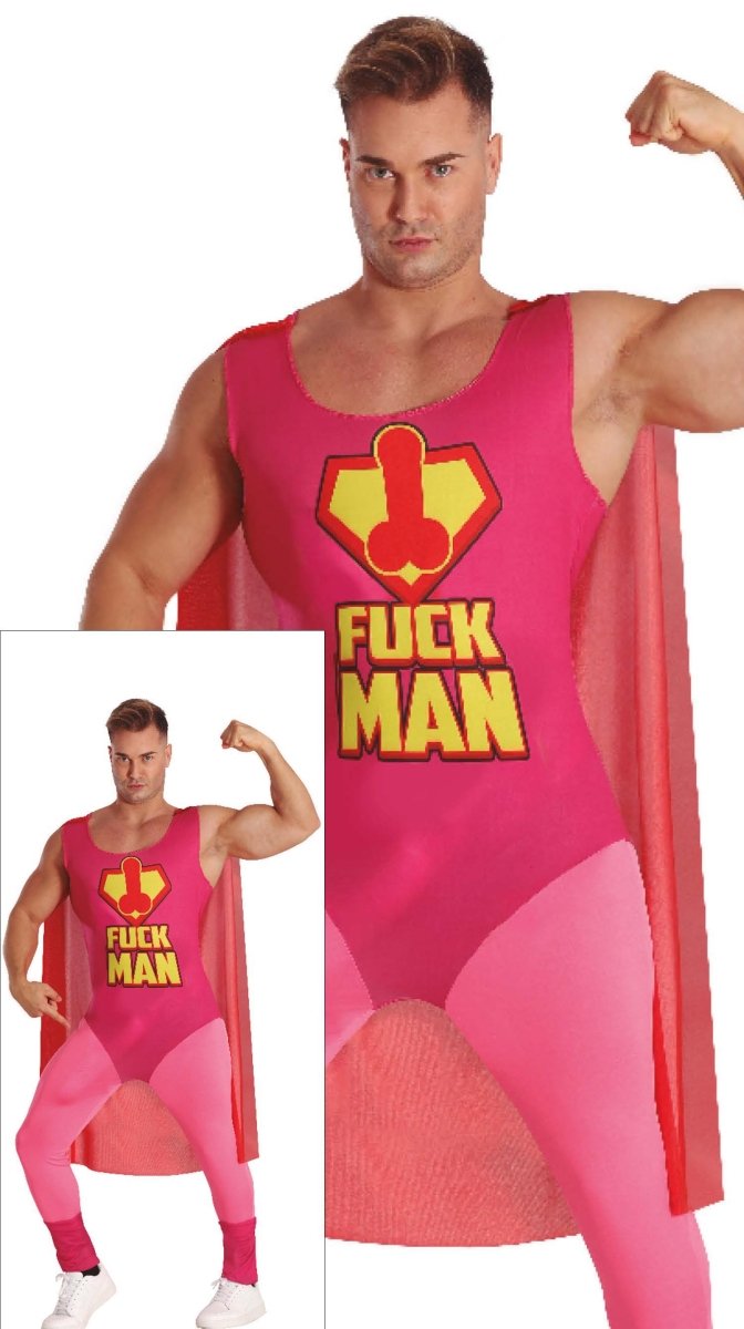 Superheld Kostuum Heren Fuckman