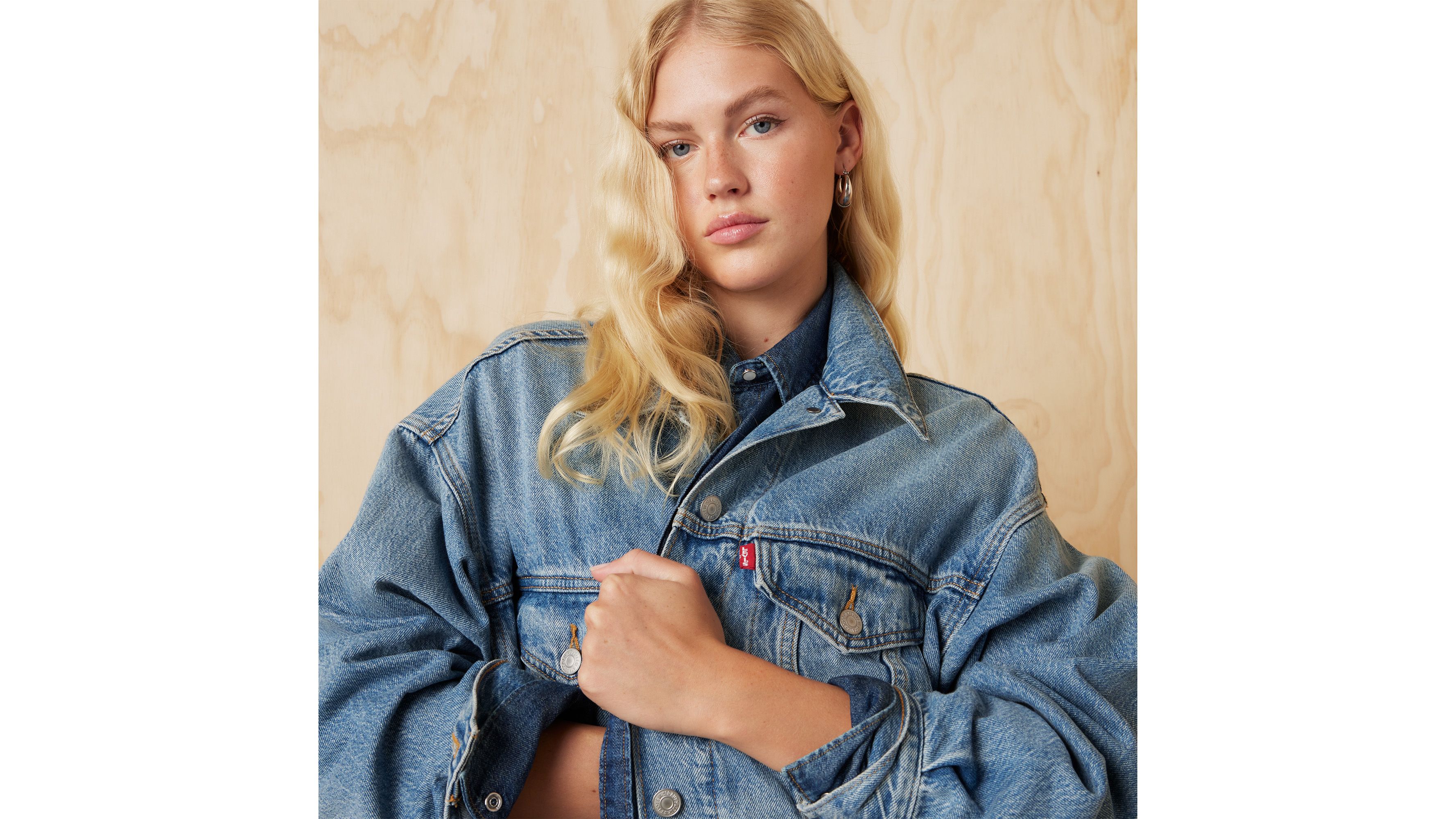 Veste Veste Trucker années 90 - Soft As Butter - Bleu
