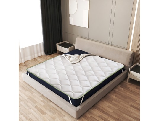THE WHITE STONE - Sur matelas Surmatelas rafraîchissant ergonomique simple 80x200 4 cm