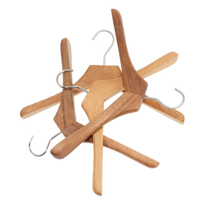 Schönbuch - Kleiderbügel 0112, Messing / Eiche