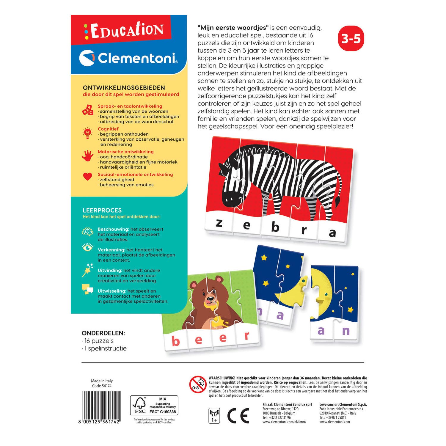 Clementoni Education - Mijn Eerste Woordjes