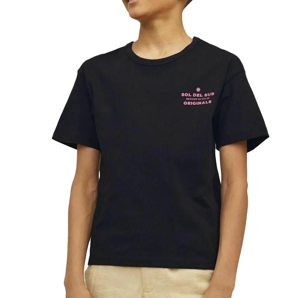 Jack & Jones T-shirt Noir Garçon Jack & Jones Konos