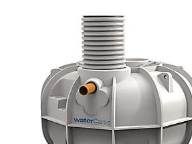 Samletank 3.300 ltr. - incl. 0,5m opføringsrør. Watercare