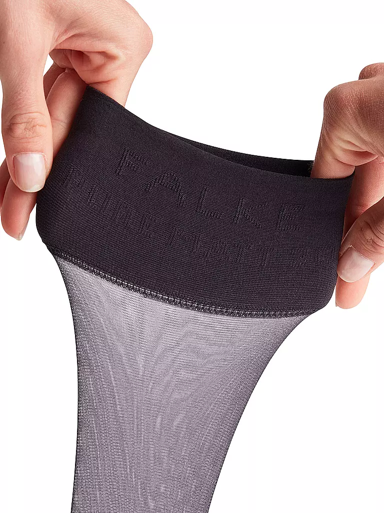 FALKE Kniestrümpfe PURE MATT 20 Den black schwarz