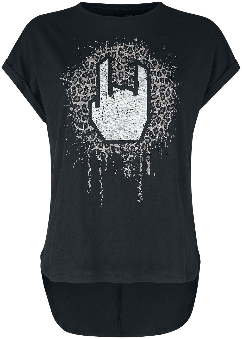 T-shirt avec rock hand & imprimé léopard | Collection EMP Stage T-Shirt Manches courtes