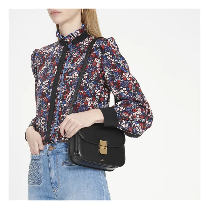 A.P.C. Sac Grace Small Cuir Lisse | Noir