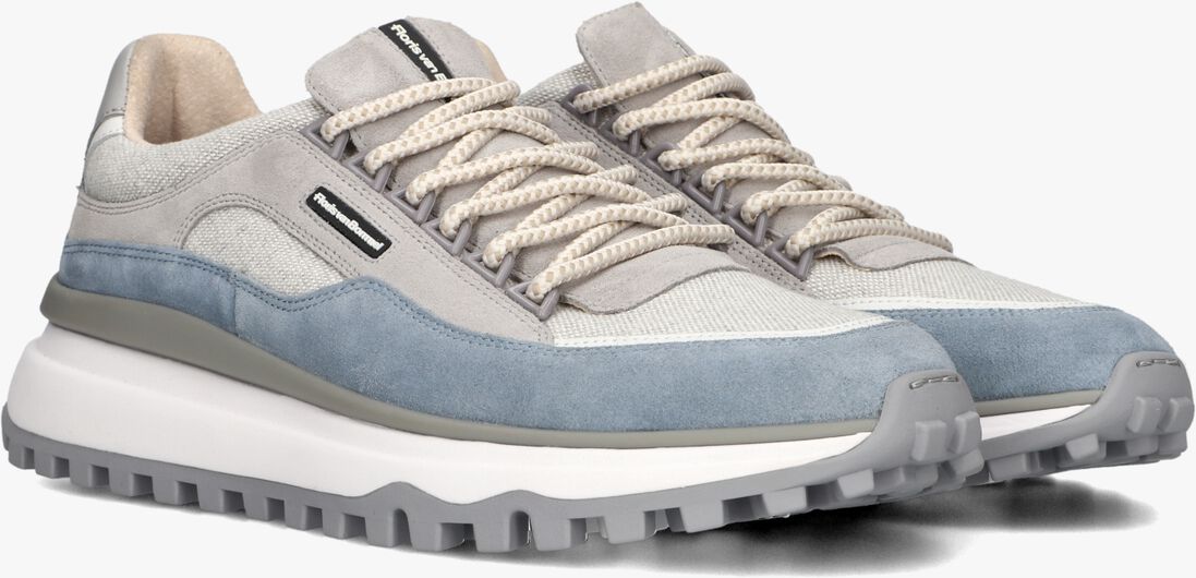 grijze floris van bommel lage sneakers sfm-10248 de gripper