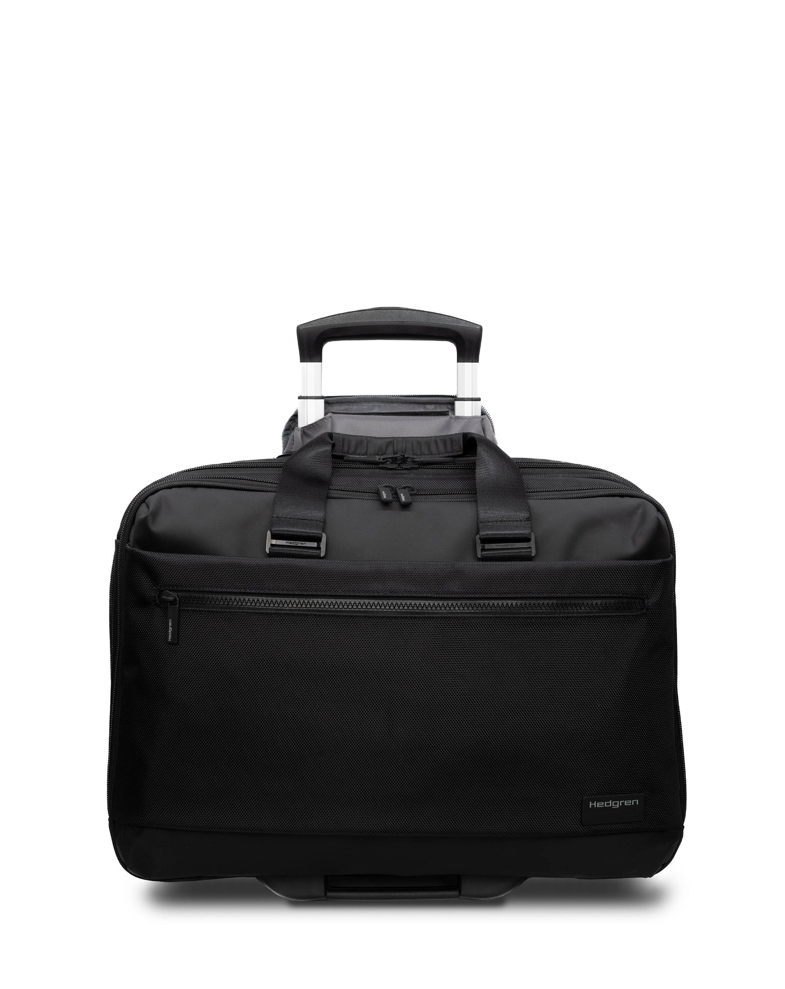 Hedgren Next Card Rolling Tote Trolley 15,6 inch + RFID Black