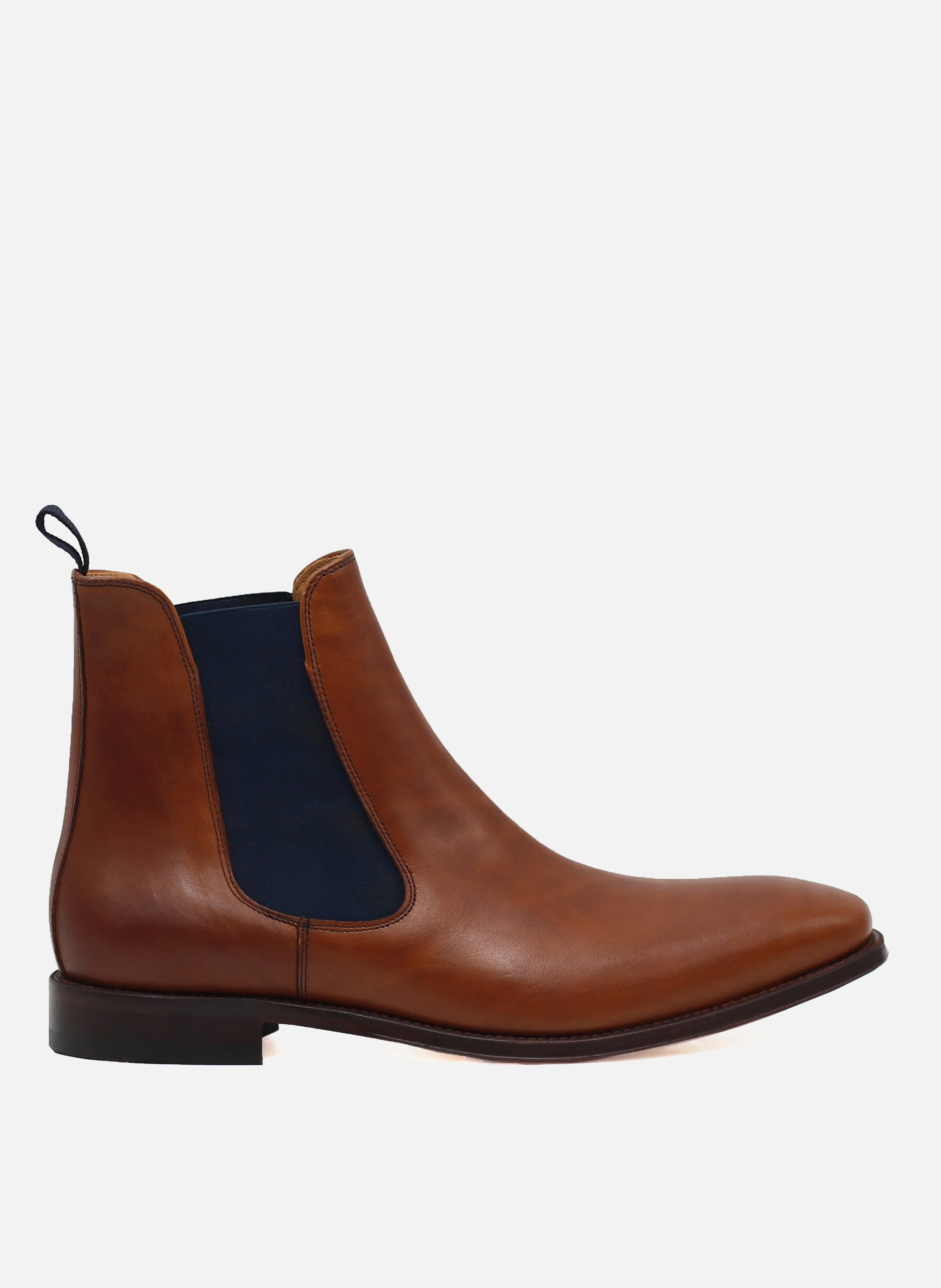 Chelsea boots cuir lisse | Marron