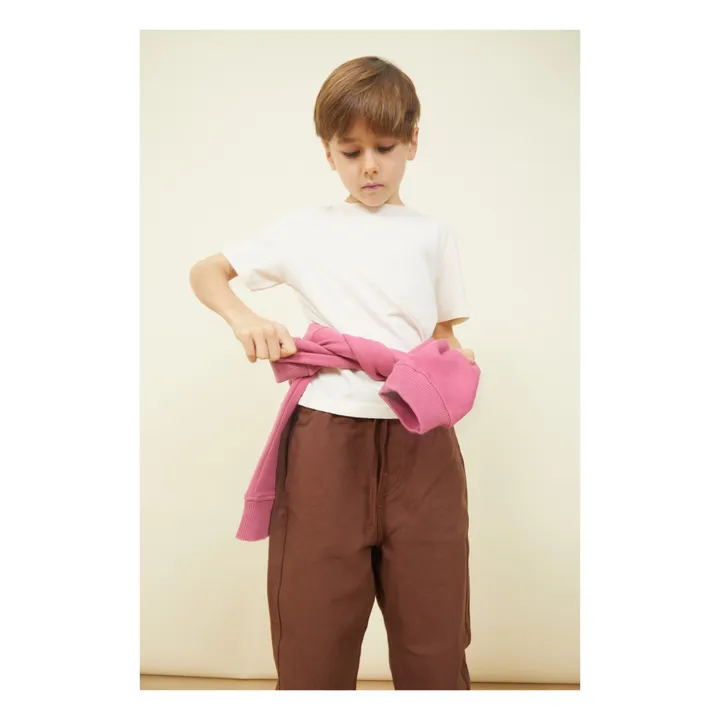 SMALLABLE BASICS T-Shirt Garçon Manches Courtes Coton Bio | Sable
