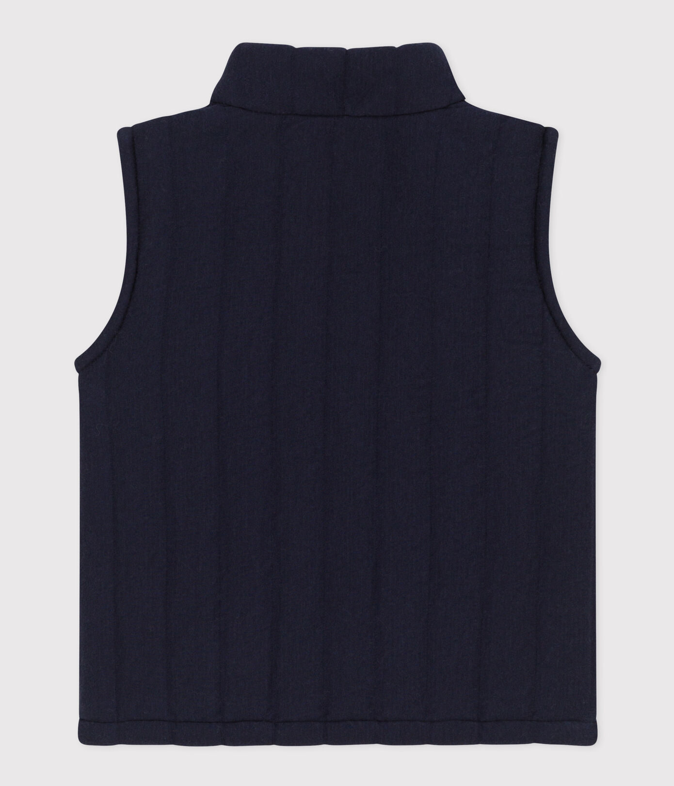 Veste sans manche en tubique matelassé bébé
