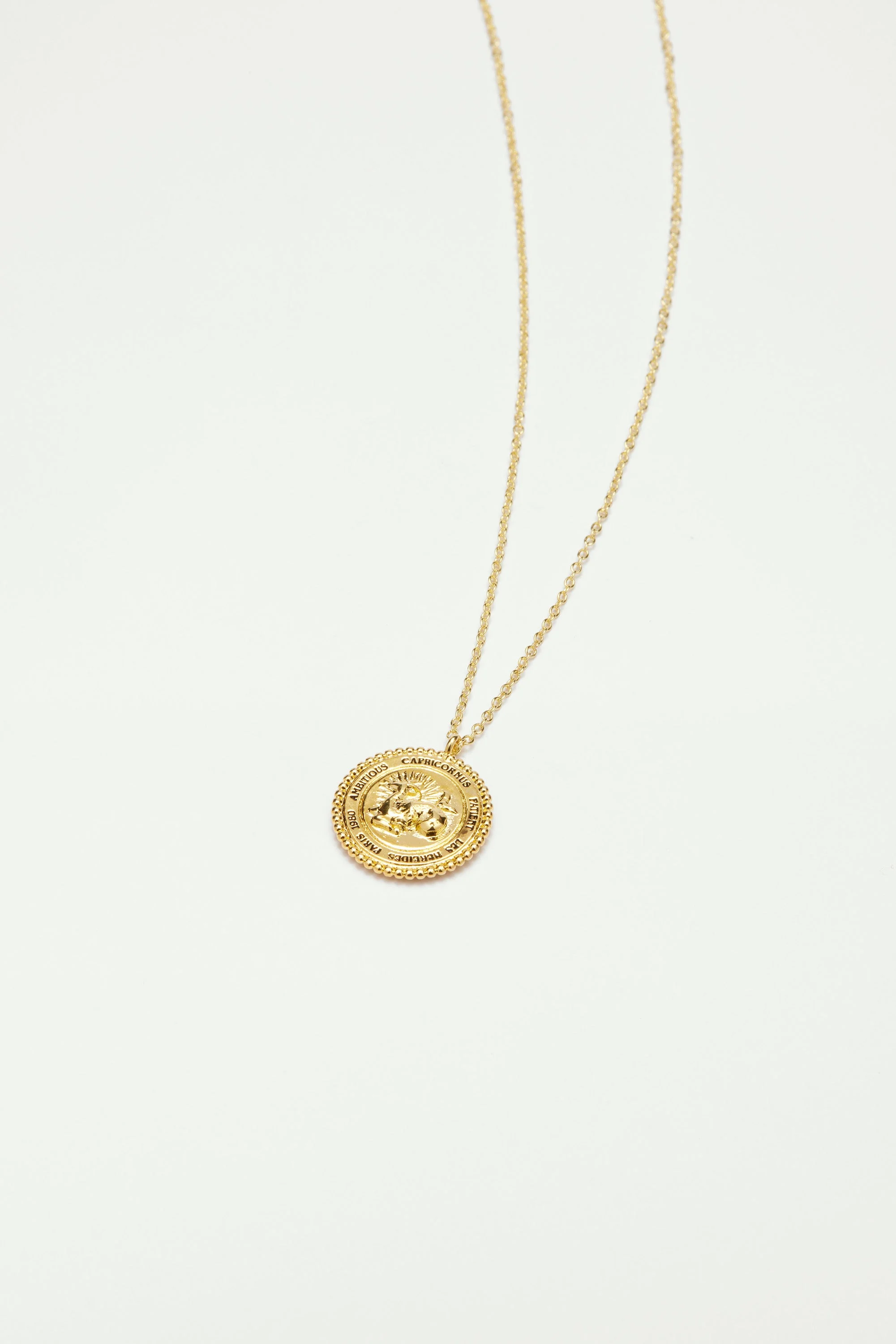 Collier pendentif signe astrologique cancer | Doré