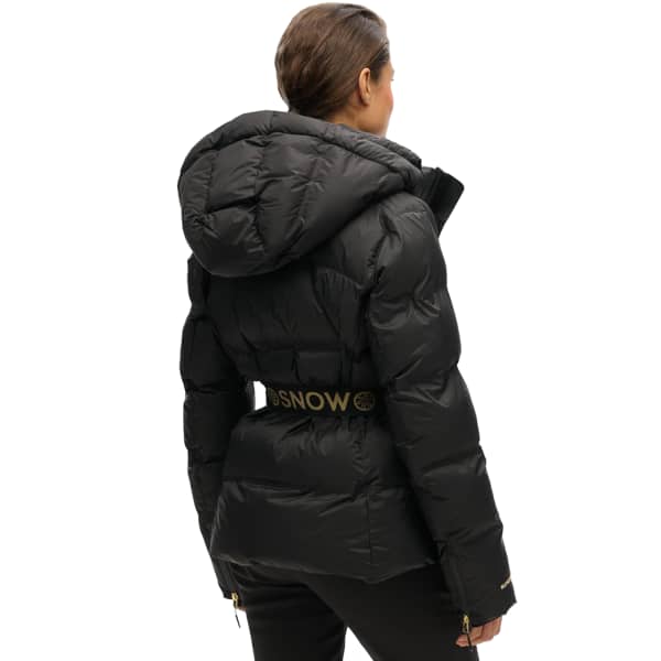 Veste de ski SUPERDRY LUXE PUFFER JACKET BLACK