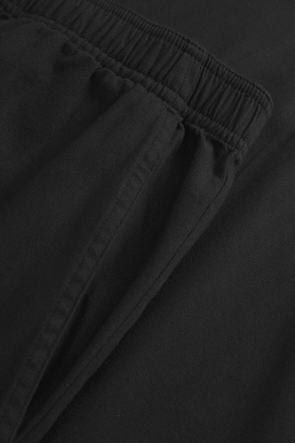 Wood Wood WWLax Herringbone Trousers Black