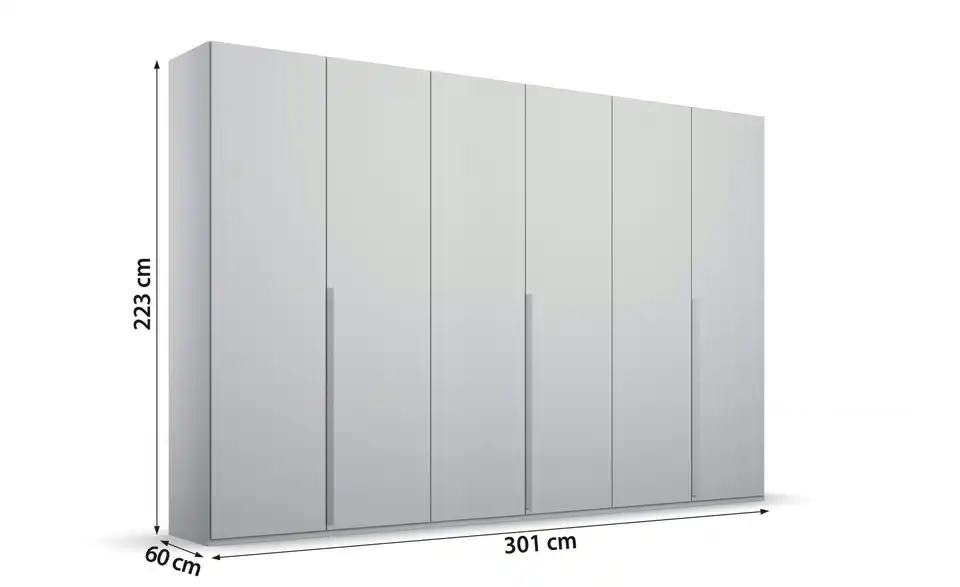 Drehtürenschrank 301 cm