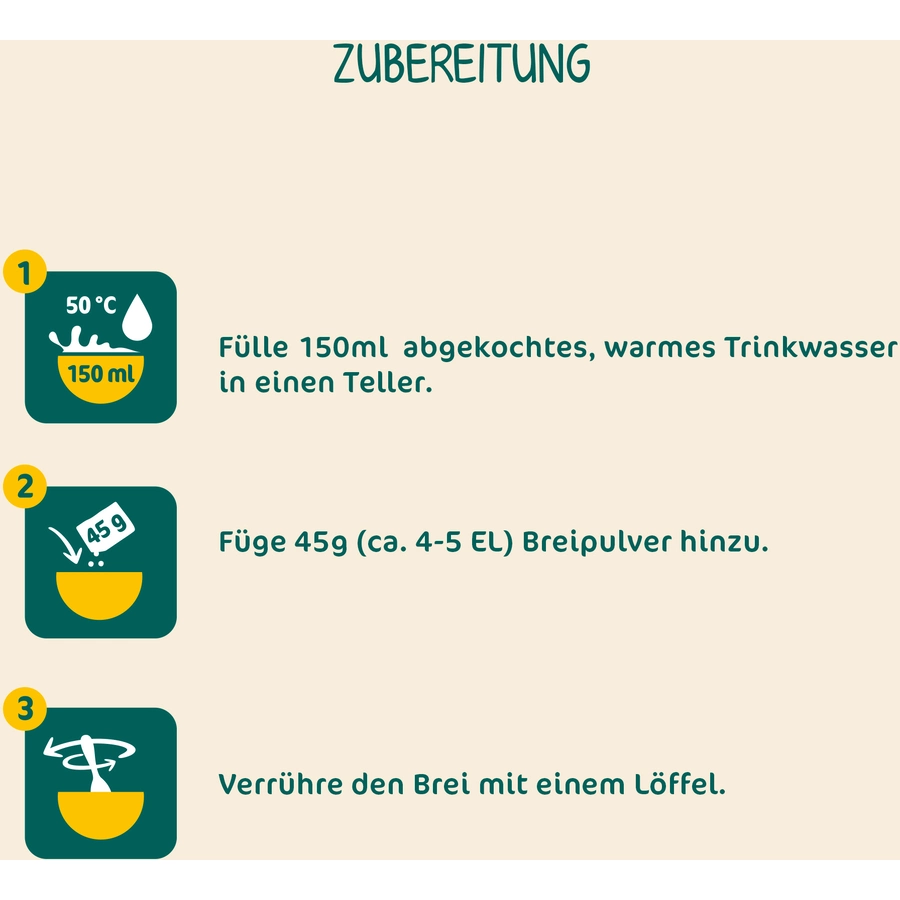 Milupa Milchbrei Stracciatella Kleine Genießer 4 x 400 g ab dem 8. Monat
