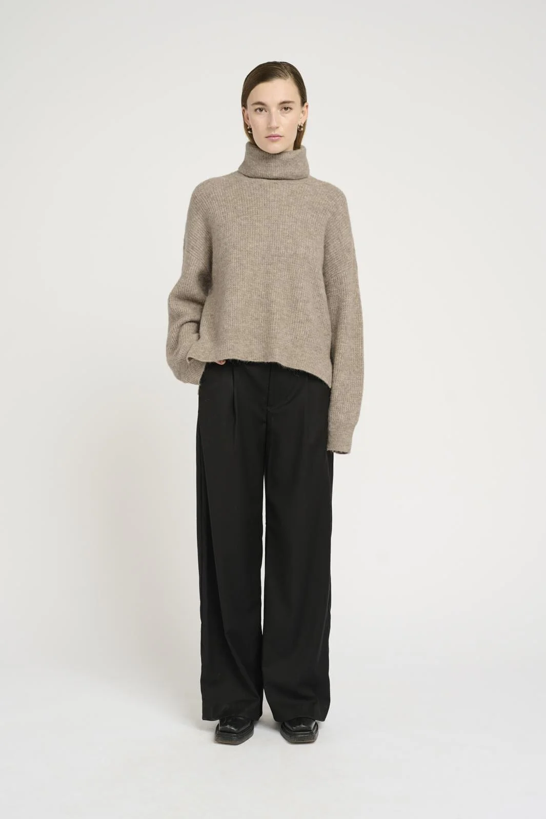 Gestuz Alphagz Rollneck 1512141 warm sand melange