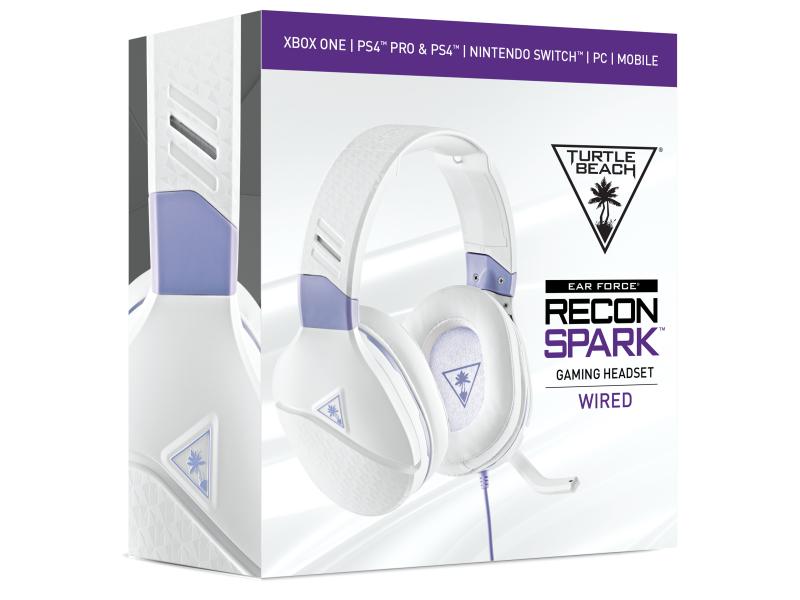 Turtle Beach Headset Recon Spark Lila/Weiss Kabelgebundenes Gaming-Headset