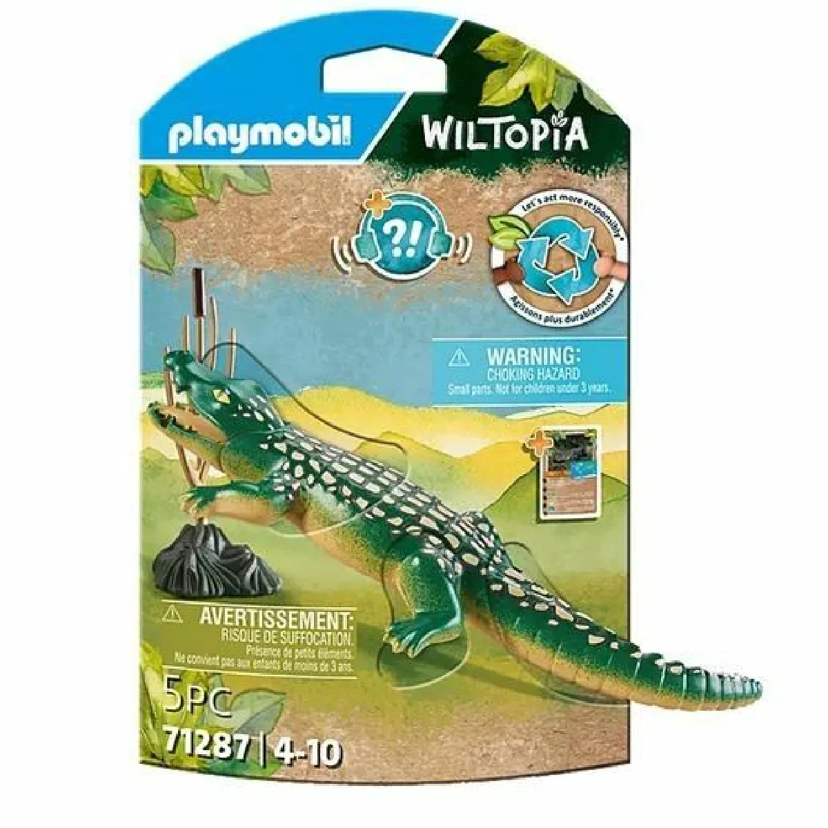 Playmobil® PLAYMOBIL 71287 Alligator et décor wiltopia