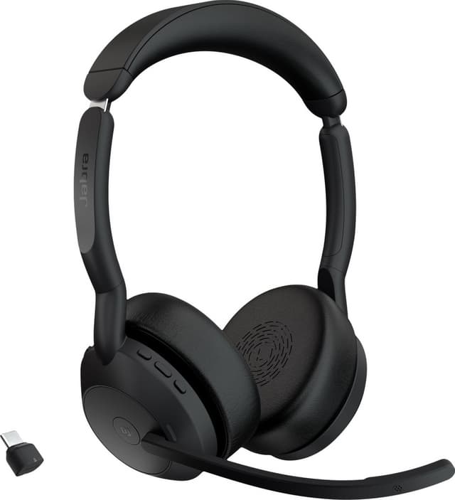 Jabra Evolve2 55 Link380c MS stereohøretelefoner (sort)
