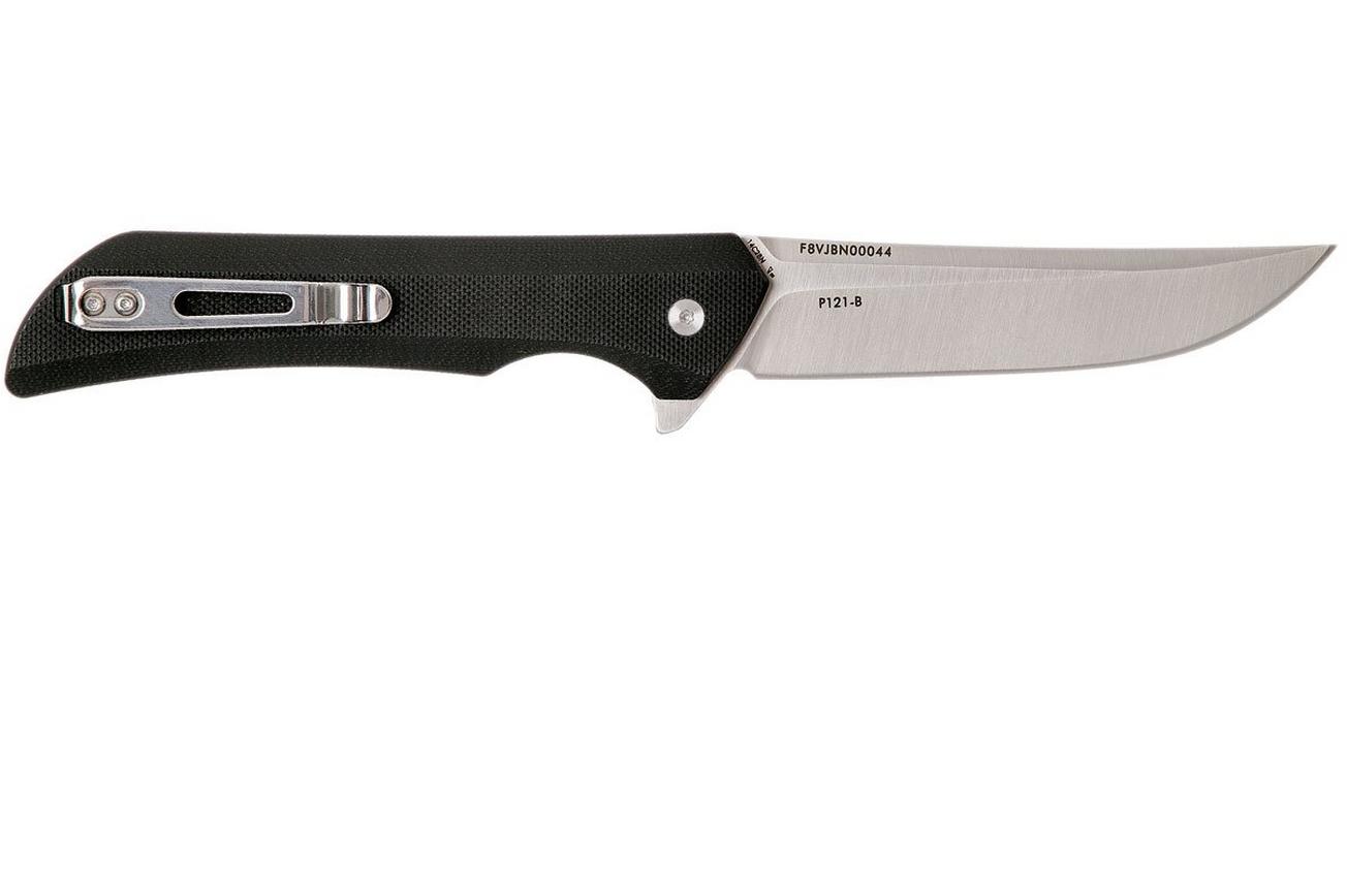 Ruike P121-B Hussar Black zakmes, Satin finish