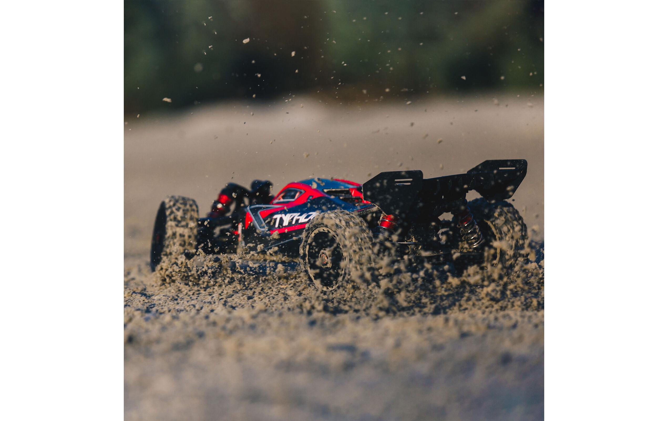 Buggy Typhon 4 x 4 BLX6S ARTR, 1:8<br>Brushless Off-Road Buggy mit Allradantrieb