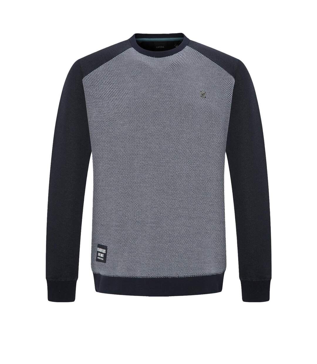 Sweat bicolore à logo  -  Kaporal - Homme