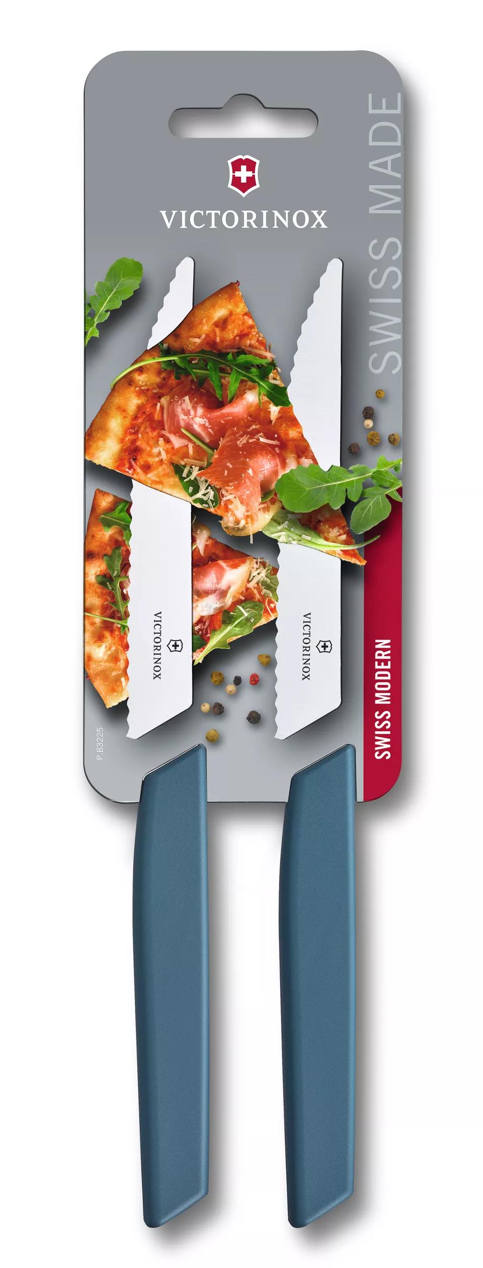 Swiss Modern Steakmesser-Set, 2-teilig-cornflower-blue