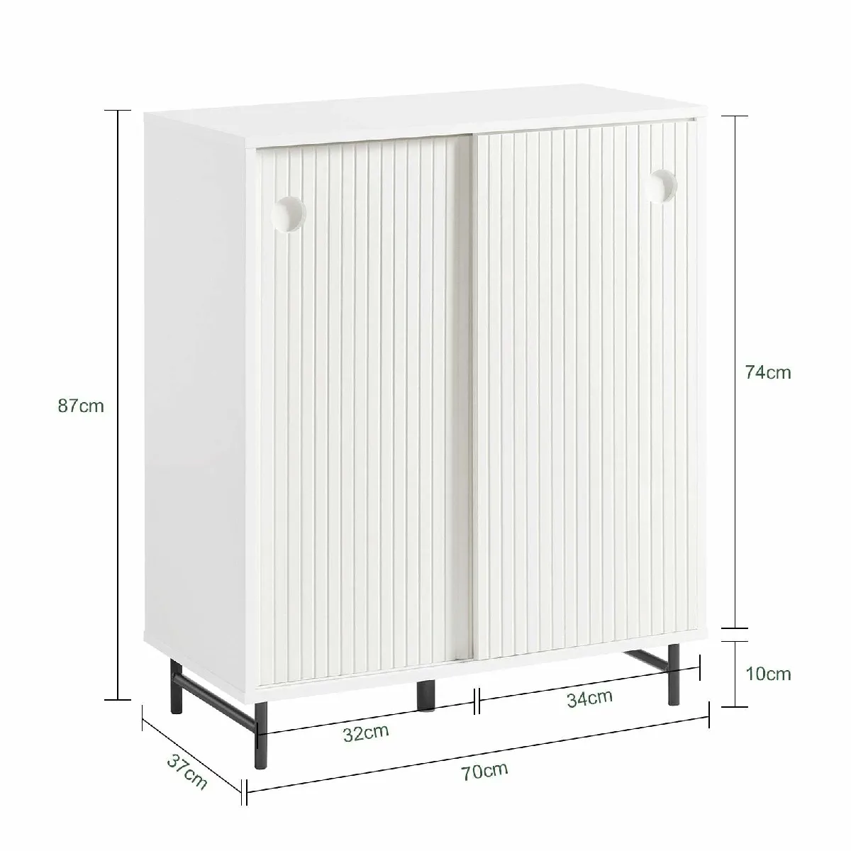 SoBuy Armoire à chaussures FSB62-W