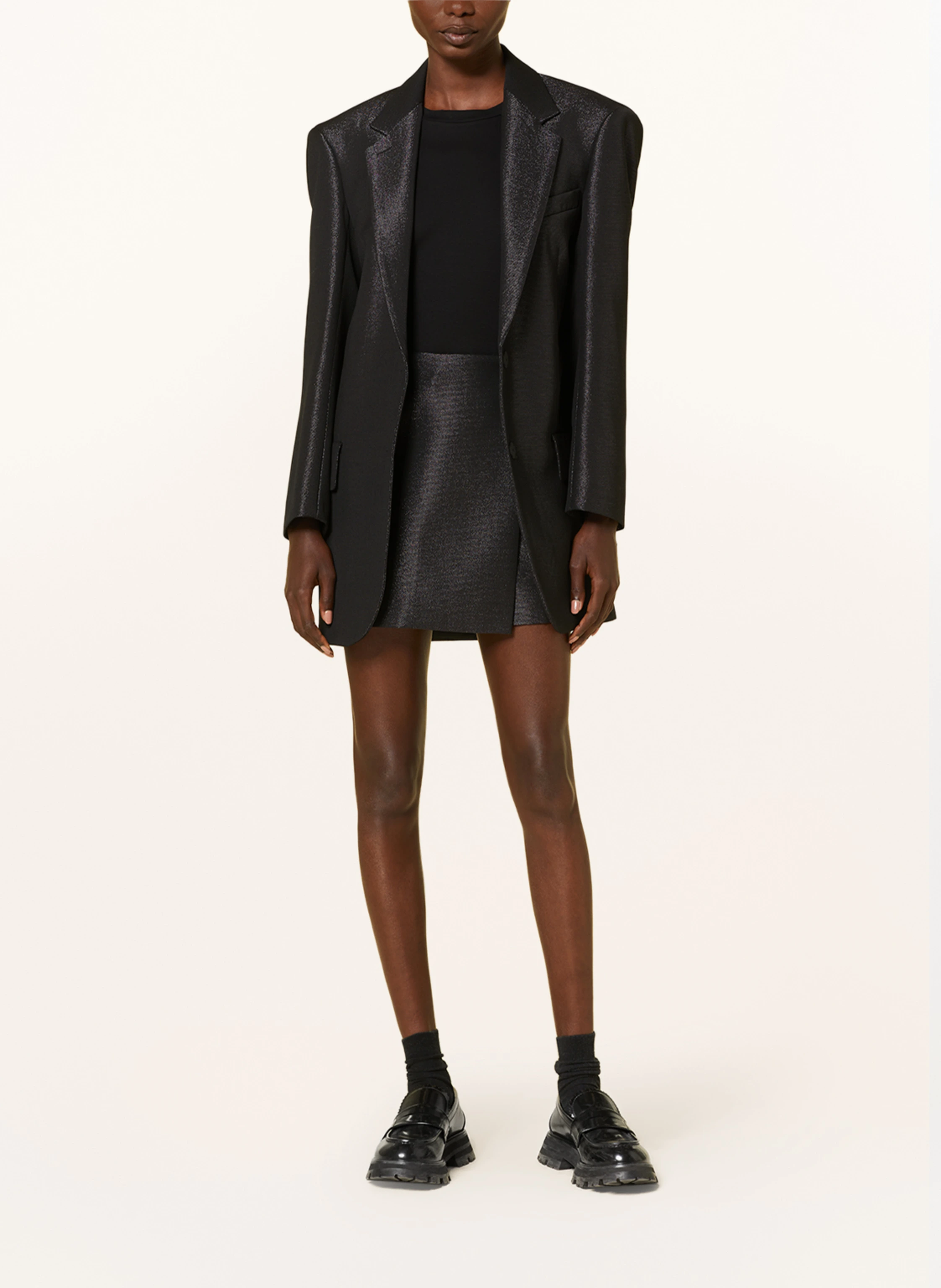 SPORTMAX Oversized-Blazer BAFFO mit Glitzergarn
