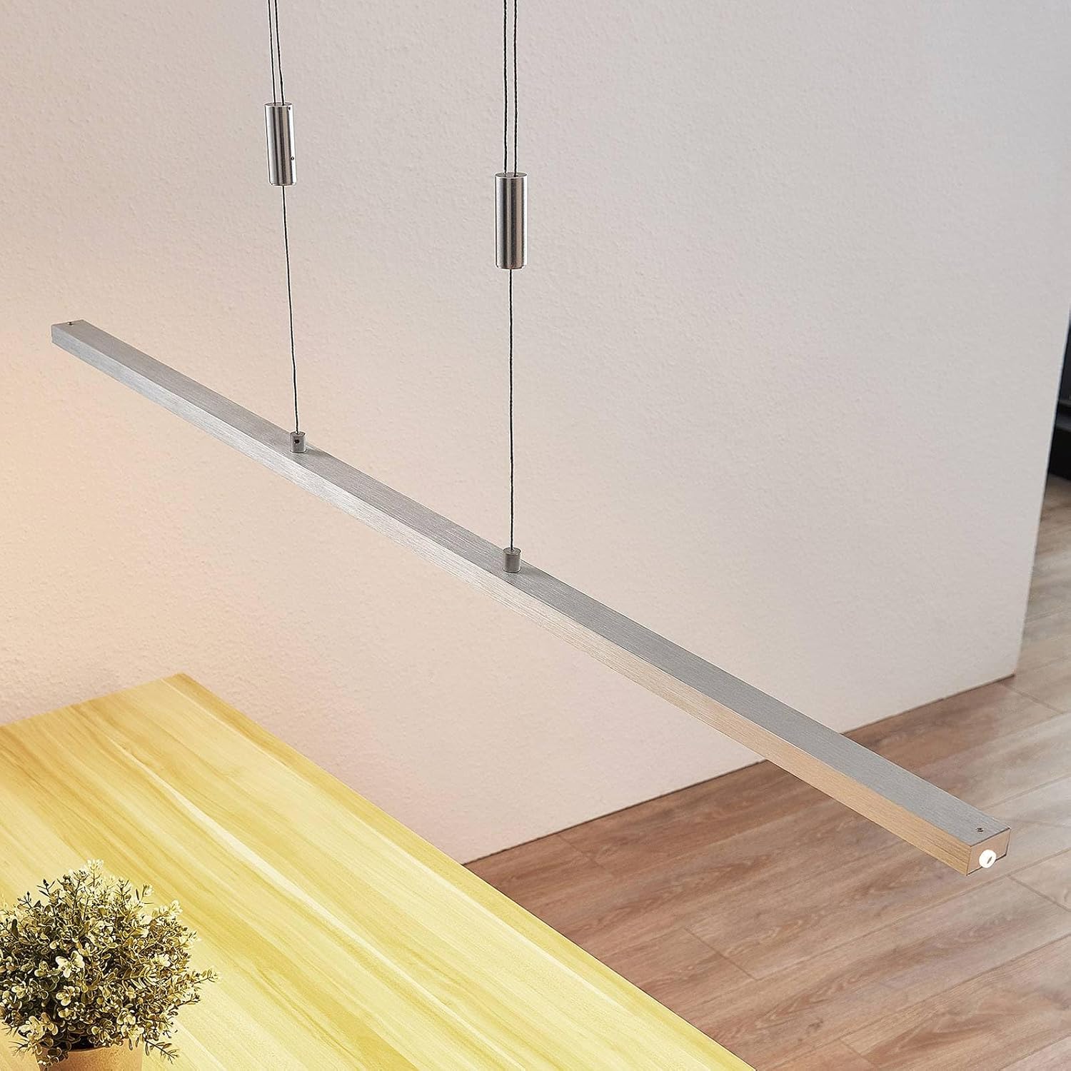 Lucande LED Esstisch Pendelleuchte höhenverstellbar, Lichtfarbe einstellbar (2700-6000K) Hängeleuchte Touchdimmer Hängelampe Wohnzimmer Küchenlampe