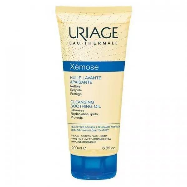 Uriage Xémose Huile Lavante Apaisante Corps Peaux Sèches Atopiques 200ml